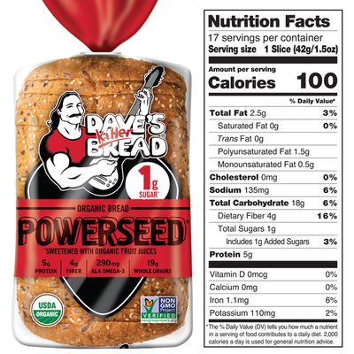 Dave's Killer Bread Powerseed Organic Bread