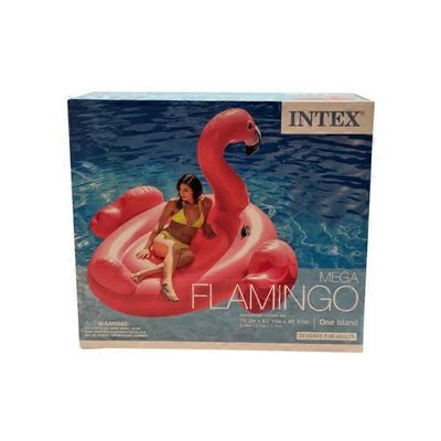 Intex Recreation 86" x 83" x 53.5" Mega Flamingo Adult Inflatable Island