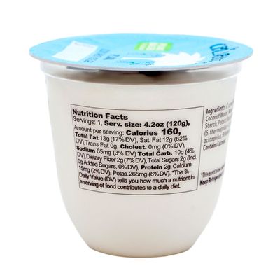 The Collaborative Plain, Plant-Based Coconut Yogurt