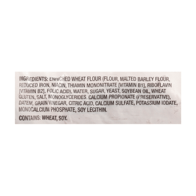 Food Lion Hamburger Buns, Enriched