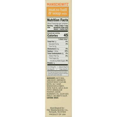 Manischewitz Matzo Ball & Soup Mix