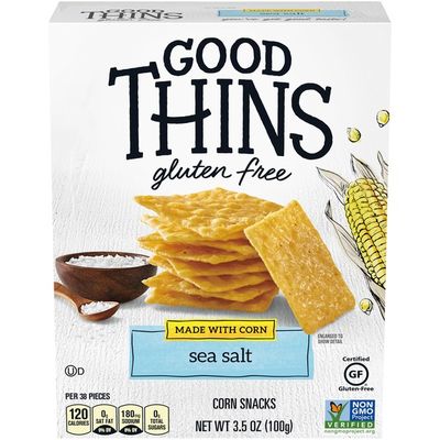 Good Thins Gluten-Free Corn Crackers, Sea Salt Flavor