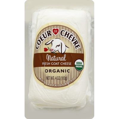 Coeur De Chevre Cheese, Fresh Goat, Organic, Natural