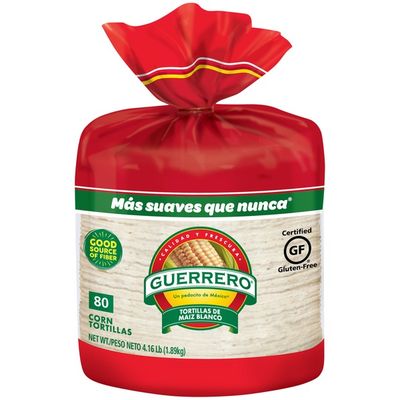 Guerrero White Corn/De Maiz Blanco Tortillas