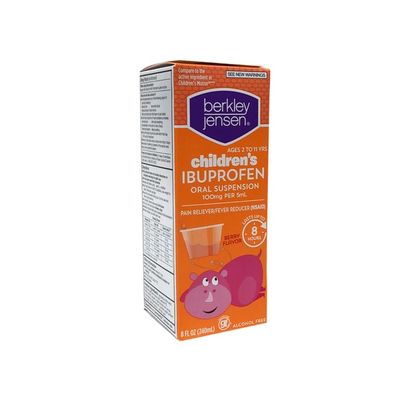 Berkley Jensen Berry Flavor Children's Ibuprofen Oral Suspension