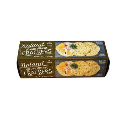 Roland Foods Crackers, Whole Wheat