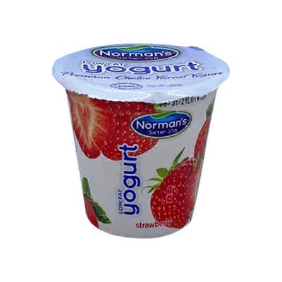 Norman's Low Fat Strawberry Yogurt