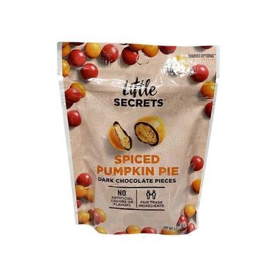 Little Secrets Dark Chocolate Candies, Spiced Pumpkin Pie