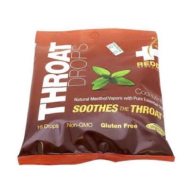 Redd Remedies Throat Drops With Pure Essential Oils Dietary Supplement