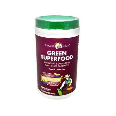 Amazing Grass Green Superfood Antioxidant Plus Nutrient-dense Super Fruits To Fight Free Radicals Whole Food Supplement Powder, Sweet Berry