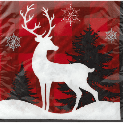 Party Creations Napkins, Winter Lodge, 2 ply