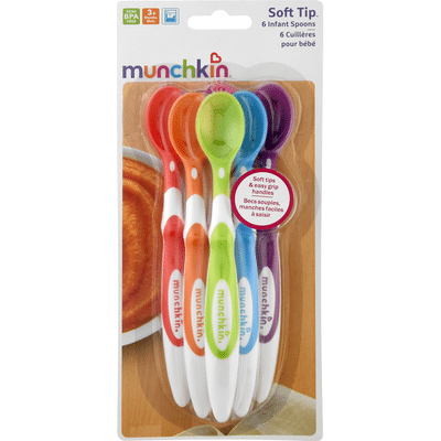 Munchkin Infant Spoons Soft Tip 3 Months 1 Each Instacart
