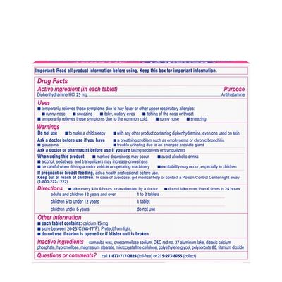 Benadryl Allergy Ultratabs Tablets