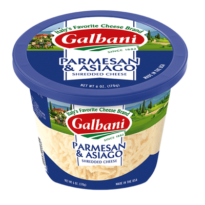 Galbani Galbani Shredded Asiago & Parmesan Cheese