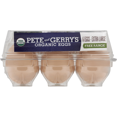 Pete and Gerry's Eggs, Organic, Free Range, Extra Large, Grade A