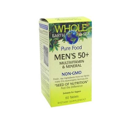 Whole Earth & Sea Men's 50+ Multivitamin & Mineral Dietary Supplement