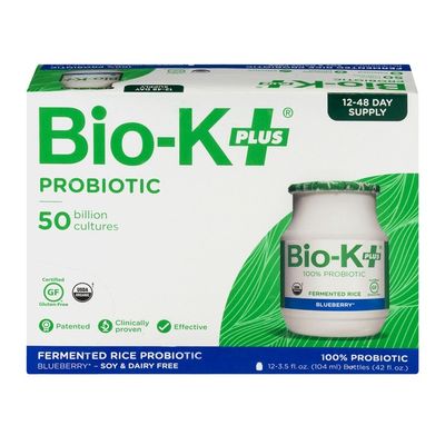 Bio K Plus Bio K Fermented Rice Probiotic Blueberry 12 Ct 98 G Instacart