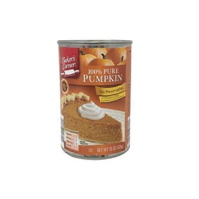 Baker's Corner 100% Pure Canned Pumpkin