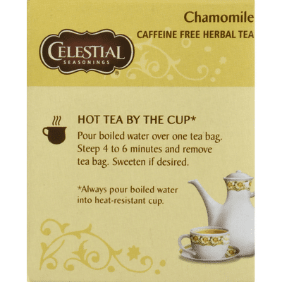 Celestial Seasonings Chamomile Caffeine Free Herbal Tea Bags
