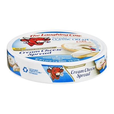 The Laughing Cow Smooth Sensations Cream Cheese Spread Classic Cream - 8 CT
