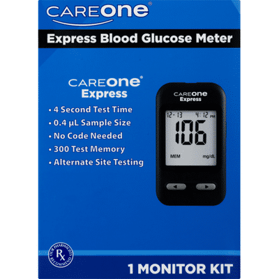 Careone Express Blood Glucose Meter 1 Ct Instacart