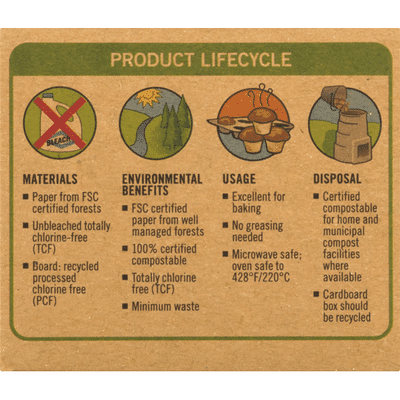 If You Care Certified Compostable Large Baking Cups