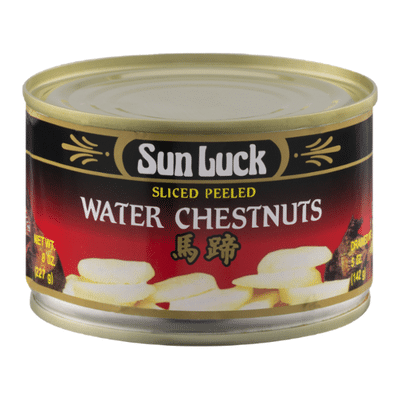 Sun Luck Water Chestnuts Sliced Peeled