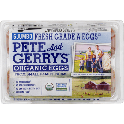 Pete And Gerry's Organic Eggs Jumbo Grade A Eggs
