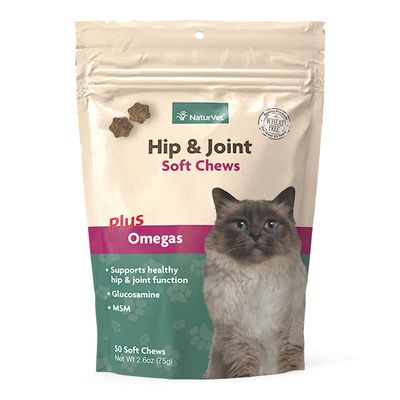 NaturVet Hip & Joint Plus Soft Chew for Cat