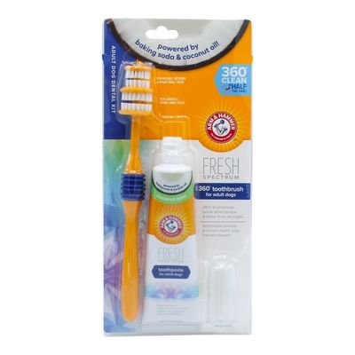 Arm & Hammer Adult Toothbrush Kit for Dogs