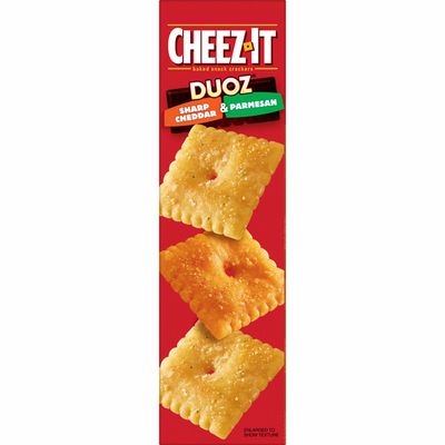 Cheez-It Cheese Crackers, Baked Snack Crackers, Office and Kids Snacks, Cheddar and Parmesan
