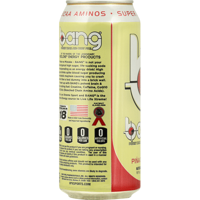 Bang Brain and Body Fuel, Potent, Pina Colada