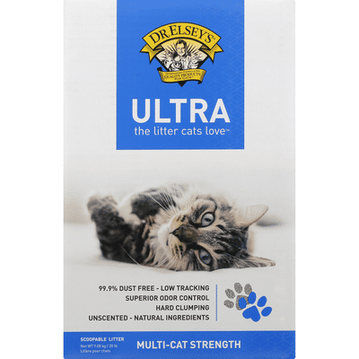 Dr. Elsey's Litter, Scoopable, Ultra, Multi-Cat Strength