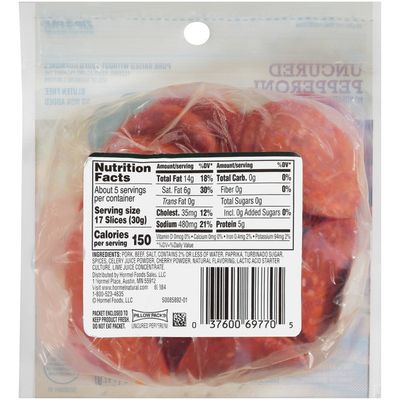 Hormel Uncured Pepperoni