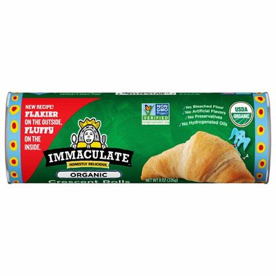 Immaculate Baking Organic Crescent Rolls, 8 Count