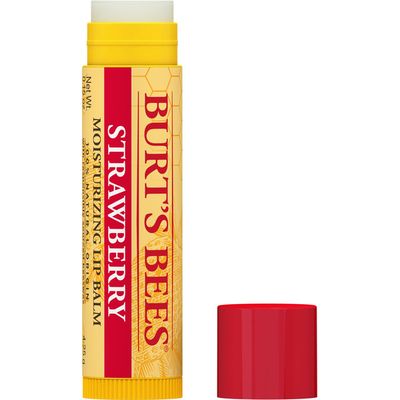 Burt's Bees Natural Origin Moisturizing Lip Balm, Strawberry with Beeswax & Fruit Extracts