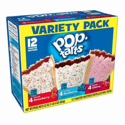 Kellogg's Pop-Tarts Breakfast Toaster Pastries, Variety Flavored Pack, Variety Pack