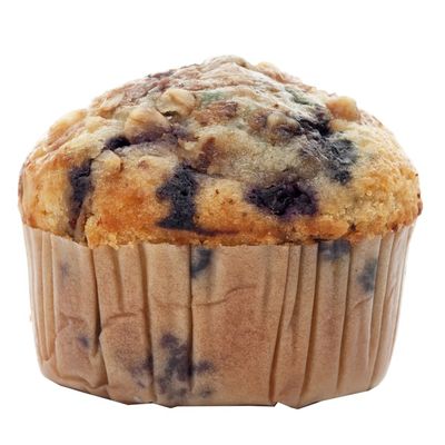 Blueberry Muffin With Yogurt & Honey