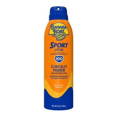 Banana Boat Ultra Sport Performance Clear Spray Sunscreen Broad Spectrum