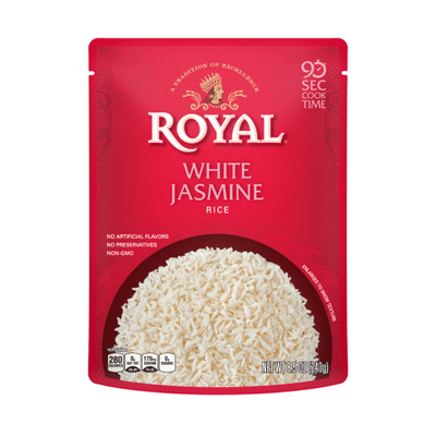 Royal Ready to Eat Microwave Rice White Jasmine Flavor