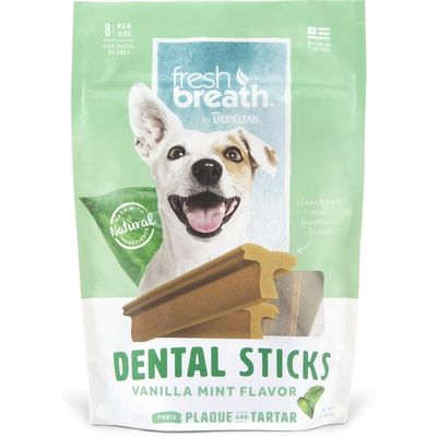 TropiClean Advance Cleaning Regular Dental Sticks for Dogs