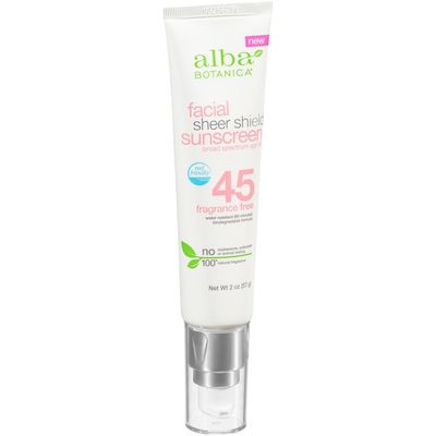 alba face sunscreen