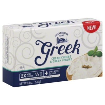 Green Mountain Farms Greek Cream Cheese & Greek Yogurt