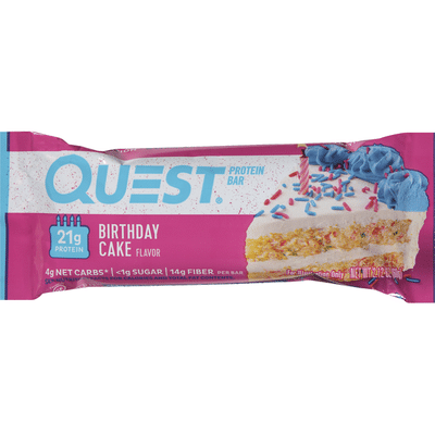 Quest Protein Bar Birthday Cake Flavor