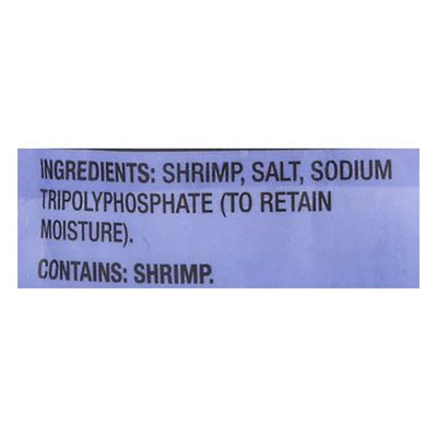 Food Lion Shrimp, Raw, Small, Pouch