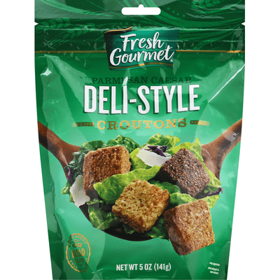 Fresh Gourmet Croutons, Parmesan Caesar, Deli-Style (5 oz ...