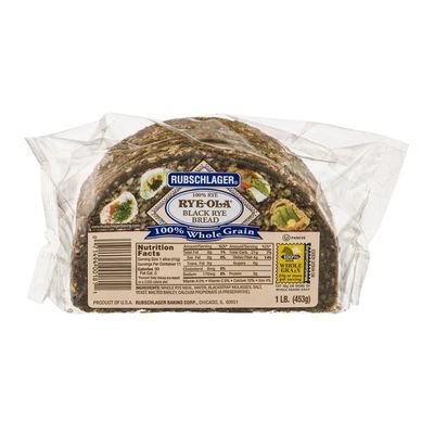 Rubschlager Rye Ola Black Rye Bread 1 Lb Instacart