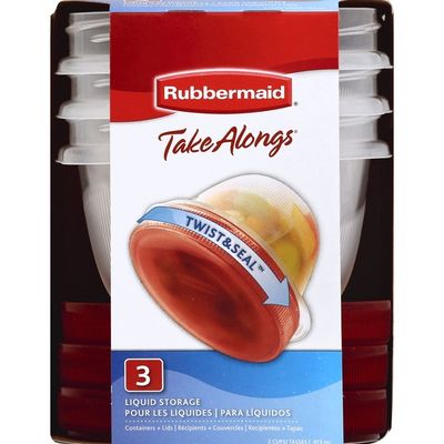 Rubbermaid Containers + Lids, Liquid Storage, 2 Cups