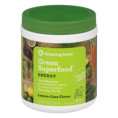 Amazing Grass Green Superfood, Lemon-Lime Flavor, Energy