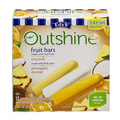 Edy's/Dreyer's Outshine Fruit Bars Pineapple, Coconut & Orange - 12 CT